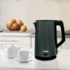 Stainless Steel Electric Kettle with Keep Warm Function 1.9L 2200W Sky Green