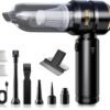 614rtS3NSCL._AC_UF894,1000_QL80_ Handheld Vacuum Cleaner 4 in 1 Cordless Battery 18000Pa Brushless Motor 3 Speed Mini Vacuum Cleaner for Office Home Kitchen Animal Hair PC Cleaning Kit