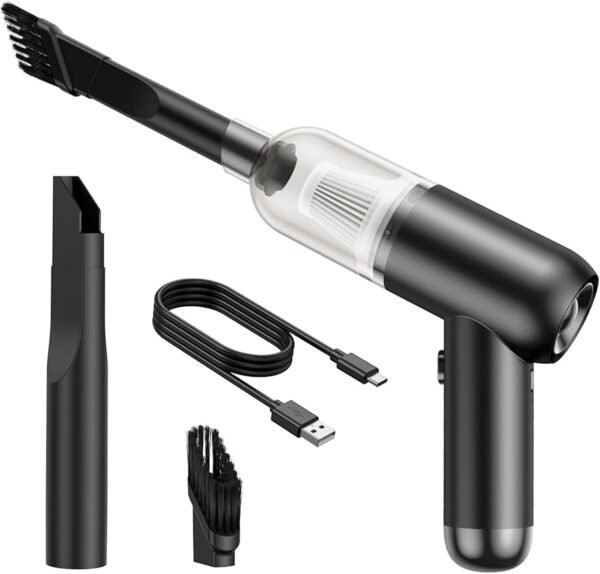 61vsXz7QiSL._AC_UF894,1000_QL80_ Handheld Vacuum Cleaner Wireless Portable Car Vacuum Cleaner with HEPA Filter 2 Suction Levels Black