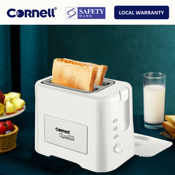 Cornell 2 Slice Pop Up Bread Toaster Sandwich Toaster 870W